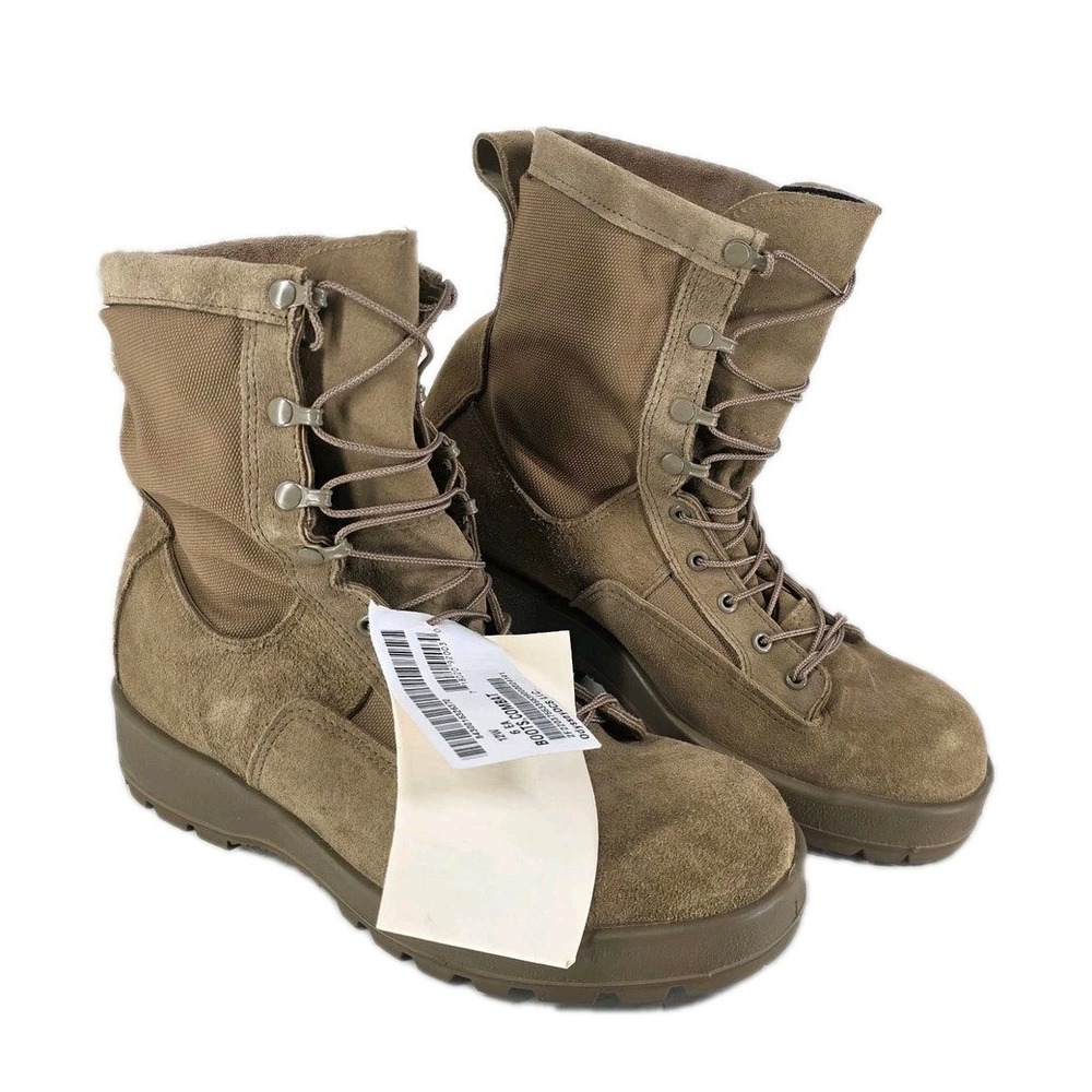 Altama Mens 12W Military Combat Boots GoreTex Vibram Coyote Tan SPE1C1-17-D-1082
